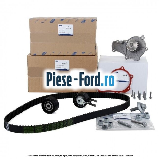 1 Set curea distributie Ford Fusion 1.6 TDCi 90 cai diesel